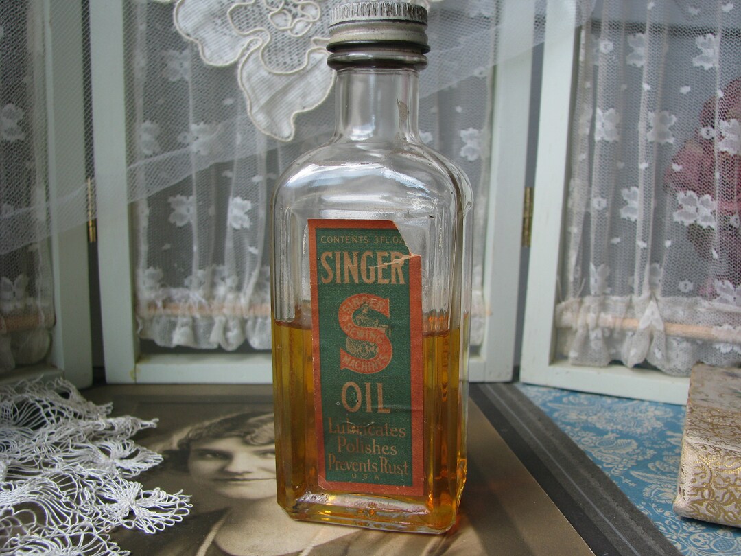 Singer Sewing Machine Oil, Antique Sewing Machine Oil, Sewing Machine