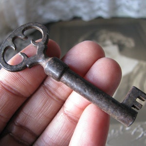 Decoración antigua de Halloween, Llave francesa antigua, Llave de esqueleto antiguo, Llave de barril antigua, Llave de boda, Ficha de boda, Ficha de amor