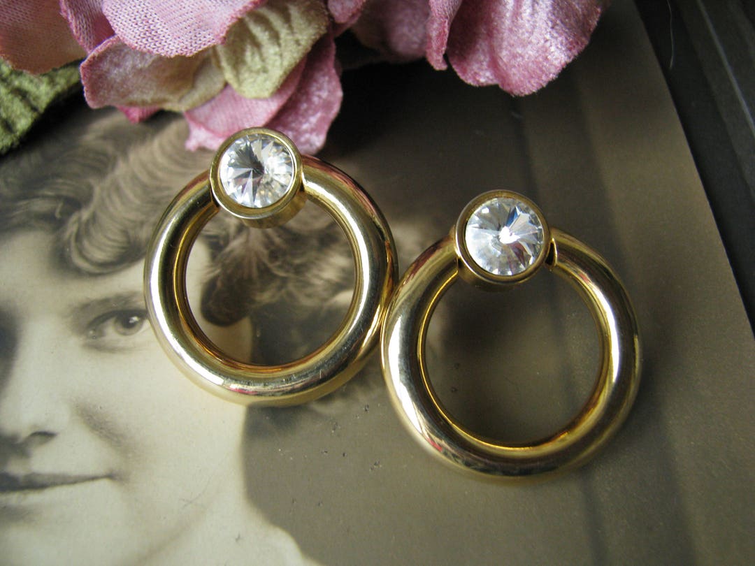 MOMOCAT Boucles d'oreilles pendantes plaquées or 18 carats en forme de goutte d'eau rouge MOMOCAT Boucles d'oreilles pendantes plaquées or 18 carats en forme de goutte d'eau rouge