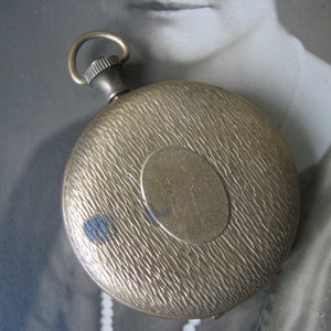 Vintage Pocket Watch Locket, Large Round Locket, Victorian Steampunk Locket, Vintage Brass Locket, Engraving Locket, Cosplay Jewelry