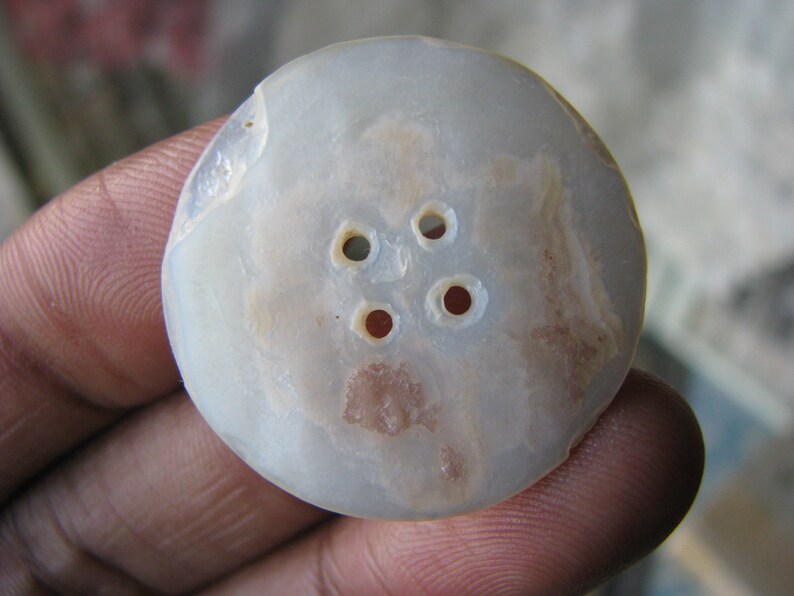 Antique Carved Shell Button, Antique Mother of Pearl Button, Mother of ...