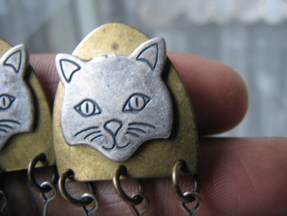 Vintage Cat Earrings, Susan L Richardson Earrings… - image 3