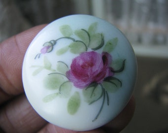 Antique Waistcoat Stud, Antique Stud Button, Painted Porcelain Button, Porcelain Waistcoat Stud, Painted Porcelain, Gifts For Brides
