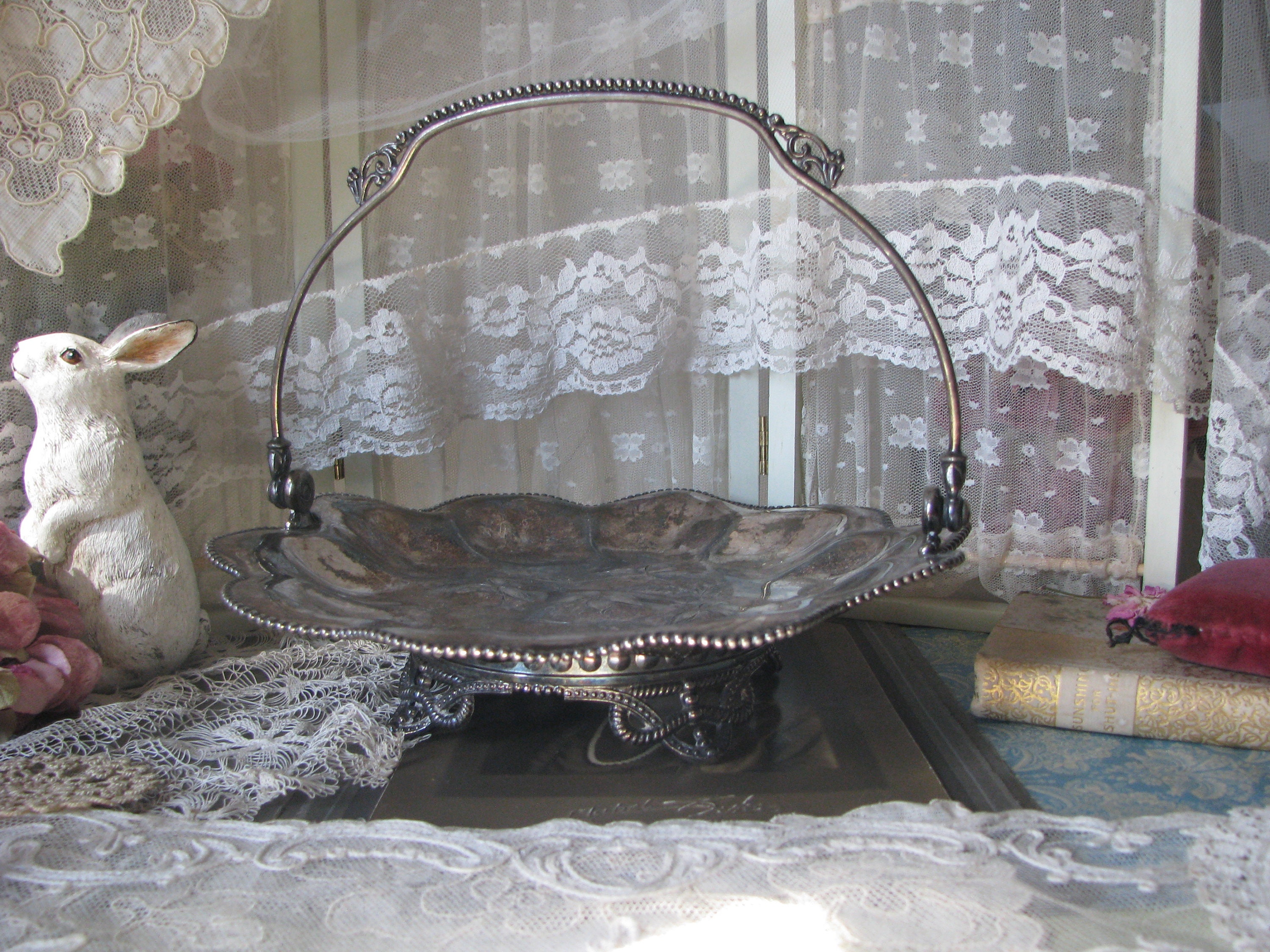 Antique Wedding Basket Victorian Wedding Basket Antique Etsy