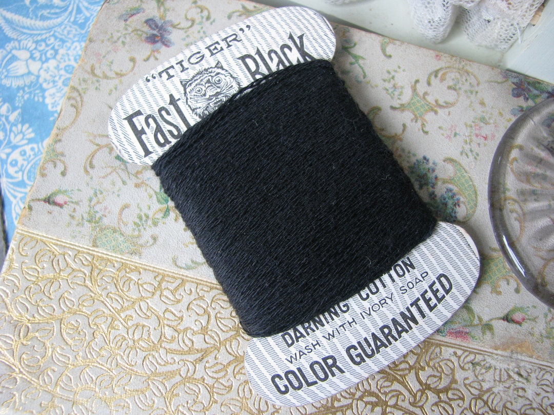 Antique Darning Thread, Tiger Darning Thread, Black Darning Thread ...