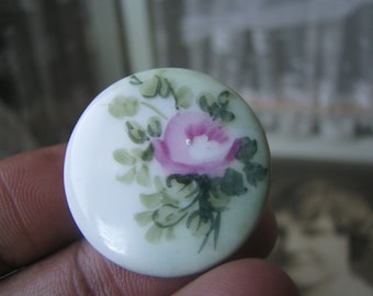 Antique Waistcoat Stud, Antique Stud Button, Painted Porcelain Button, Porcelain Waistcoat Stud, Painted Porcelain, Gifts For Brides