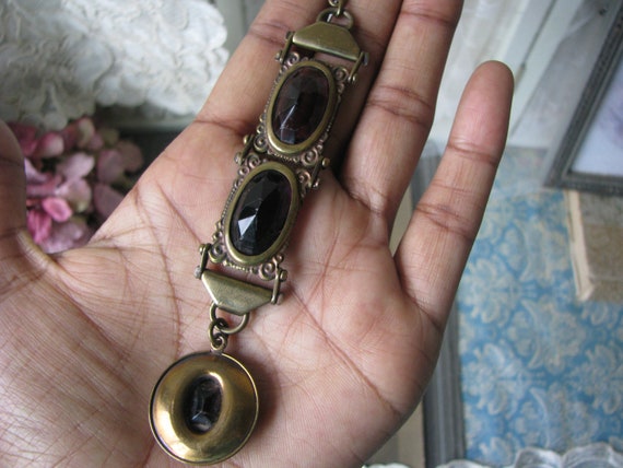Antique Pocket Watch Fob & Chain, Victorian Watch… - image 10