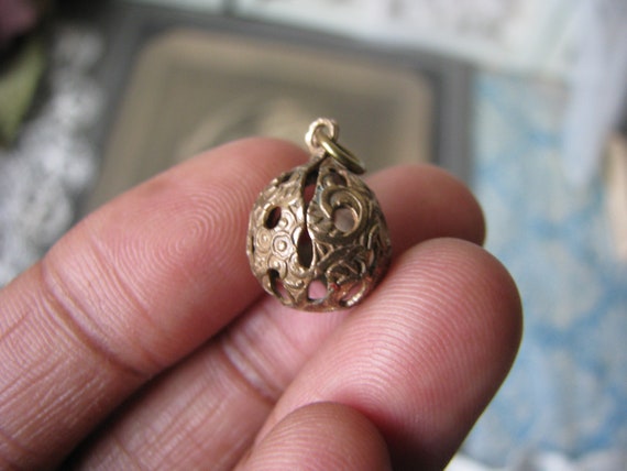 Antique Victorian Pendant, Victorian Filigree Pen… - image 5