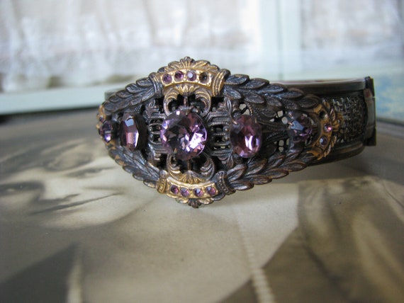 Victorian Paste Bracelet, Antique Paste Bracelet,… - image 1