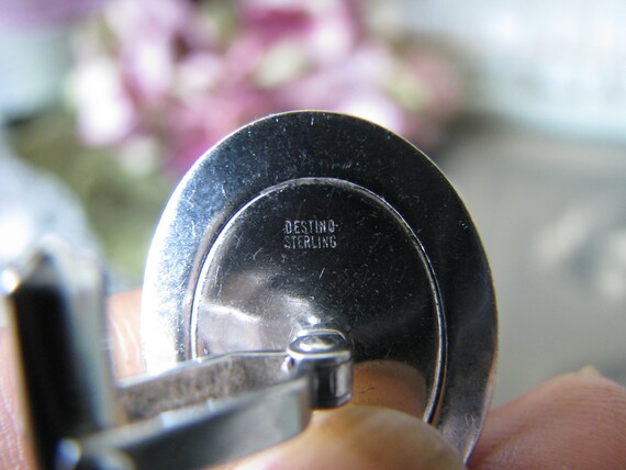 Gifts For him, Sterling Silver DESTINO Cuff Links… - image 6