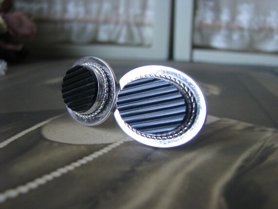 Gifts For him, Sterling Silver DESTINO Cuff Links… - image 2