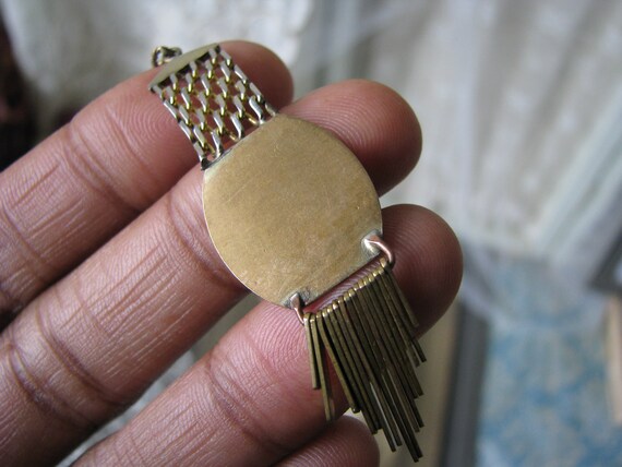 Antique Pocket Watch Chain and Fob, Victorian Poc… - image 5