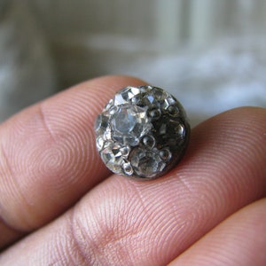 Antique Paste Button, Victorian Paste Button, Antique Sewing Notions, Collectible Button, Something Old, Wedding Gift, Gifts For Bride