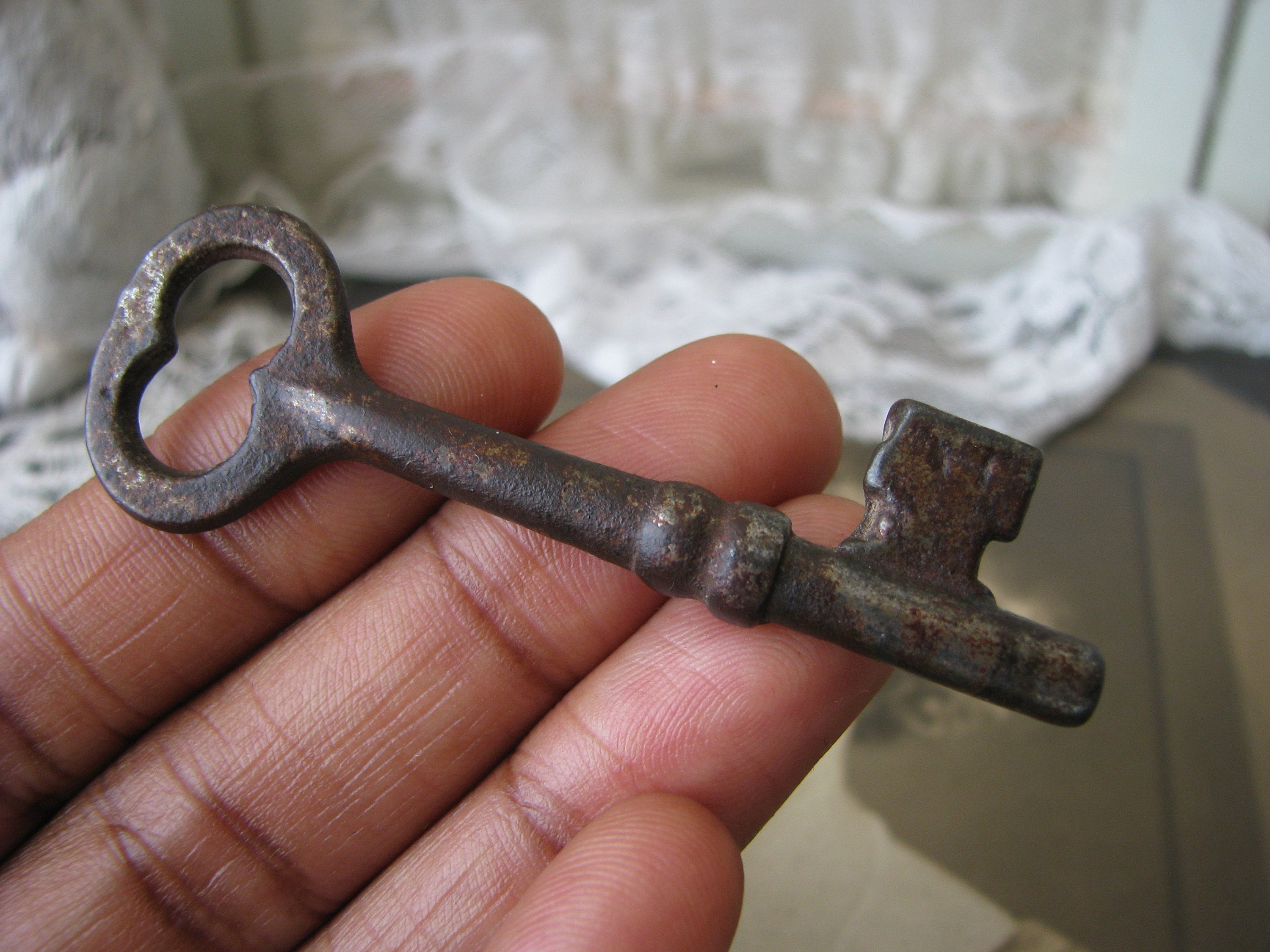 Antique Victorian Skeleton Key, Furniture or Door Key - Etsy