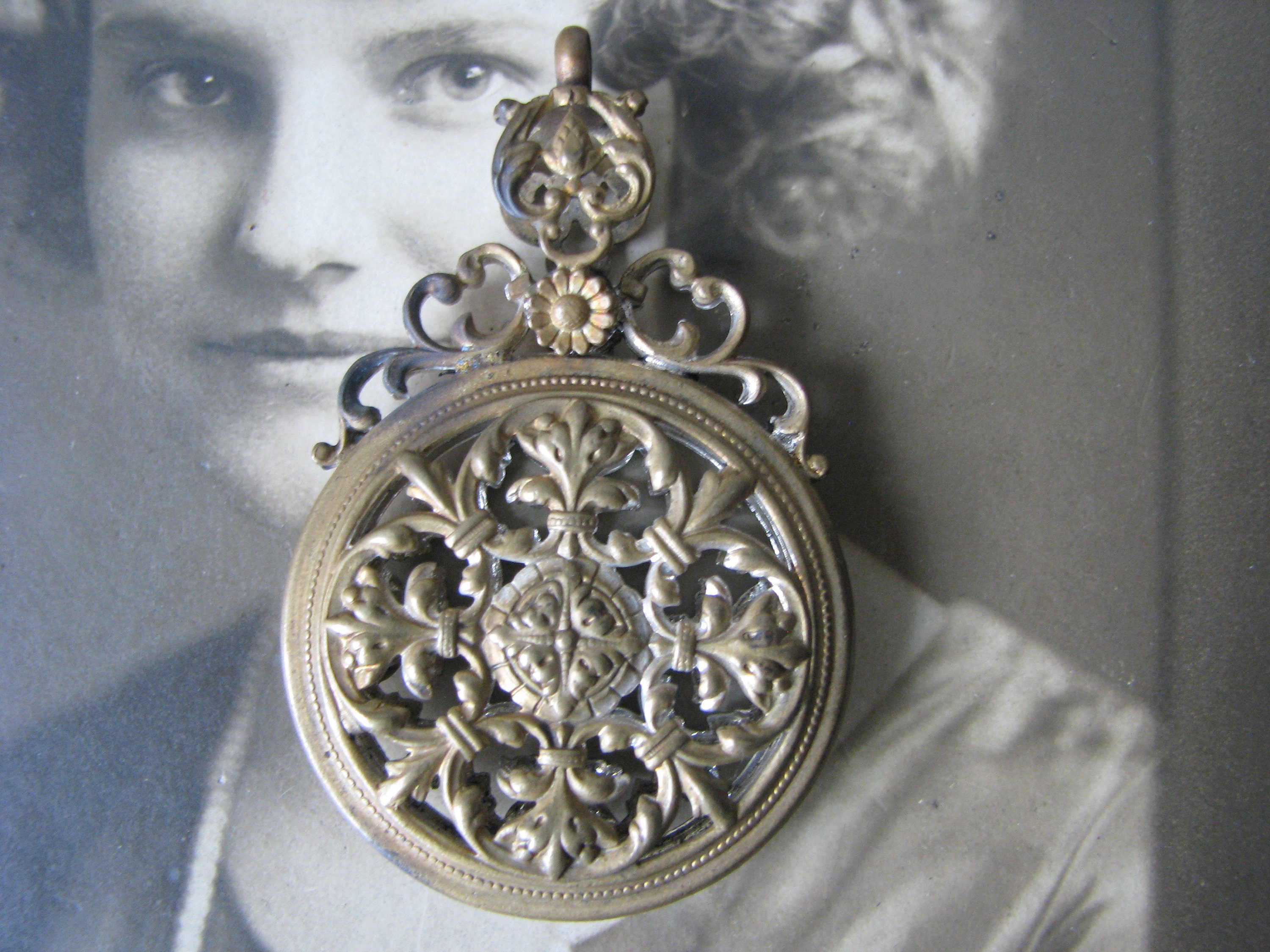 Antique Mourning Locket Antique Hair 