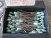 1940's Soft Blue Glass Corsage Pins, Blue Pearl Pins, Vintage Glass Corsage Pins, Blue Pearl Corsage Pins, Art & Crafts Supplies 