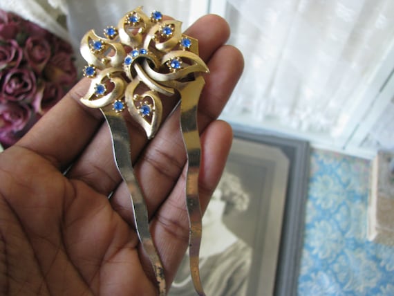 Antique Hair Comb, Art Deco Decorative Hair Comb,
