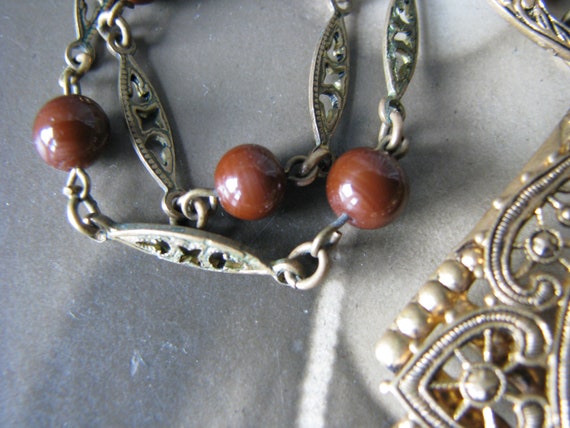 Antique Edwardian Necklace, Antique Cameo Necklac… - image 6
