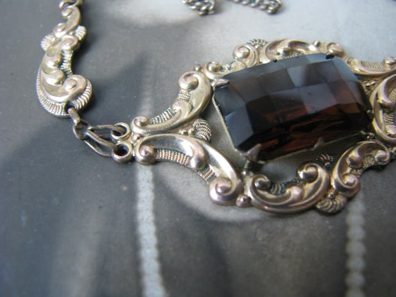 Victorian Paste Necklace, Antique Paste Necklace,… - image 4