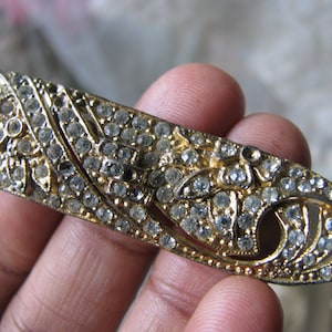 Art Deco Dress Clip, Art Deco Paste Dress Clip, Small Paste Dress Clip, Rhinestone Dress Clip, Geometric Dress Clip, Wedding Clip, Bridal