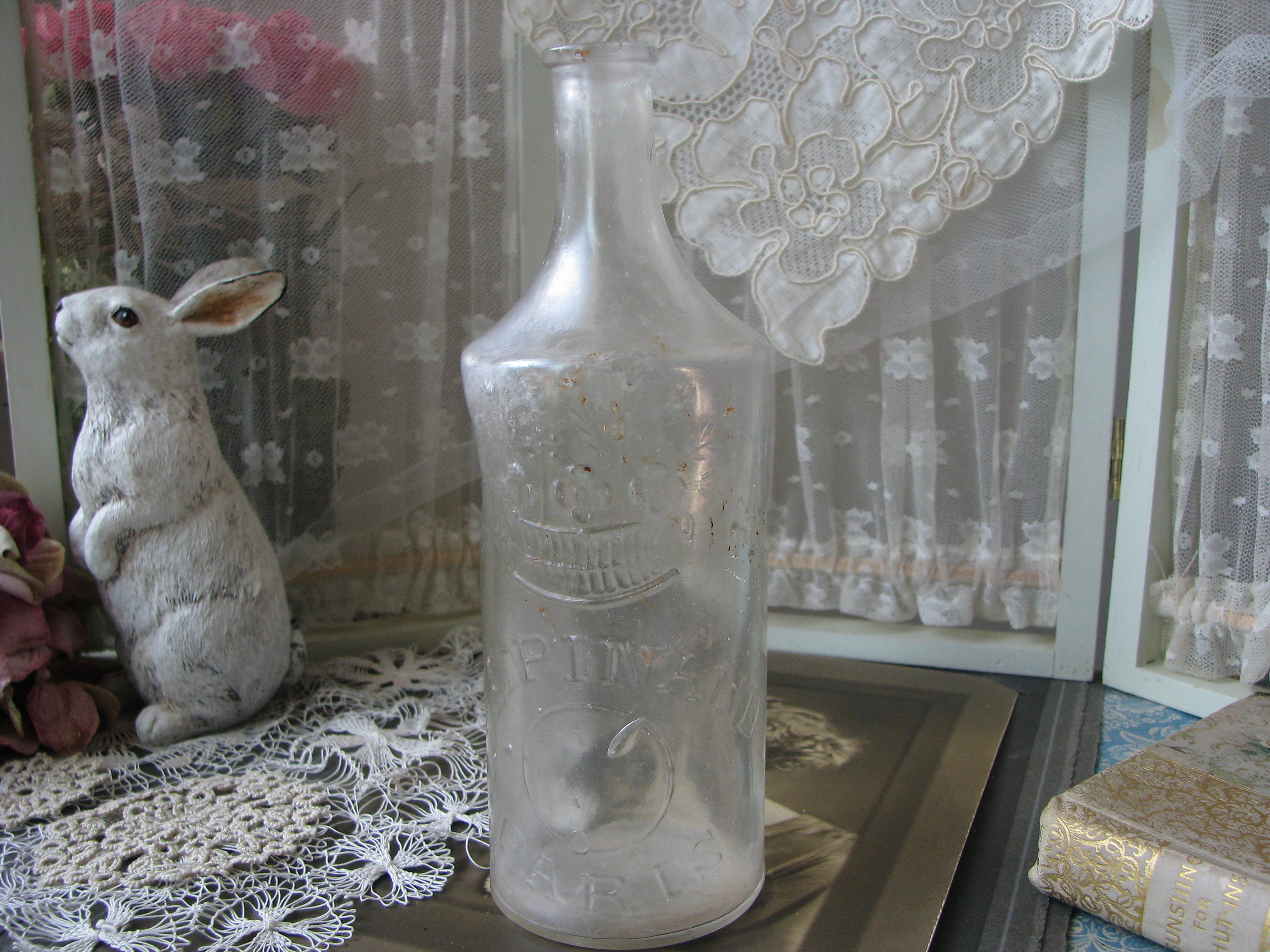 Antique Ed Pinaud Paris Perfume Bottle, Embossed Glass - Etsy