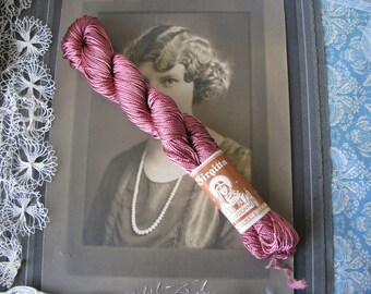 Antique Birgitta Kordonne Silk Embroidery Floss, Berry Color
