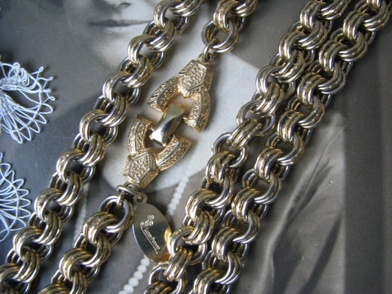 Vintage Lucien Piccard Necklace Vintage Gold Chain Vintage