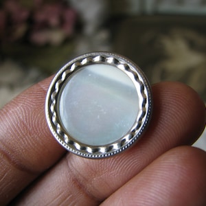 Antique Shell Button, Antique Mother of Pearl Button, Antique Sewing Notions, Wedding Gift, Bridal Gift, Gifts For Bride