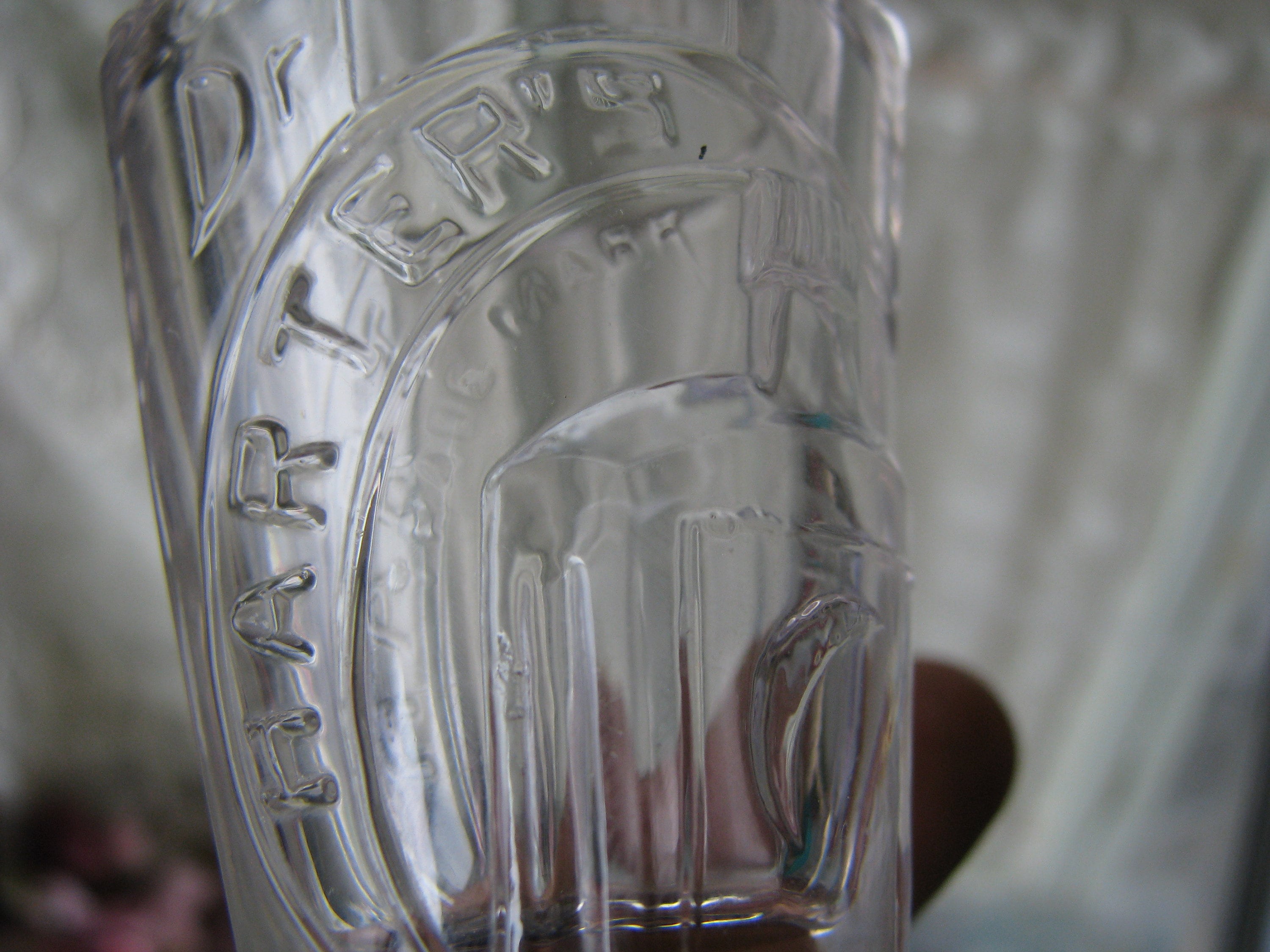 Antique Sun Purple Cup, Antique Medicine Dosage Cup, Dr. Harter's