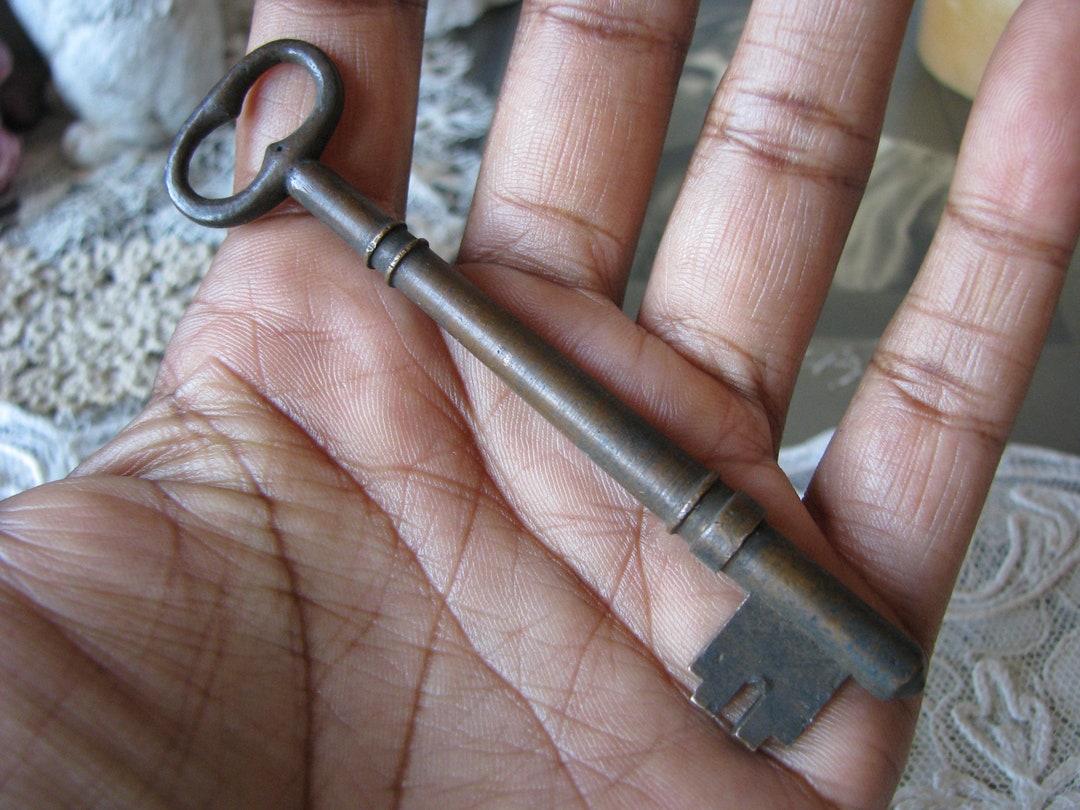 Antique Brass Key, Antique Steampunk Key, Antique Key, Antique