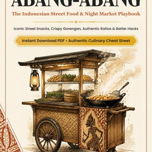 Indonesisches Streetfood-Kochbuch: Knuspriges Gorengan, Martabak, Nachtmarktrezepte (PDF)