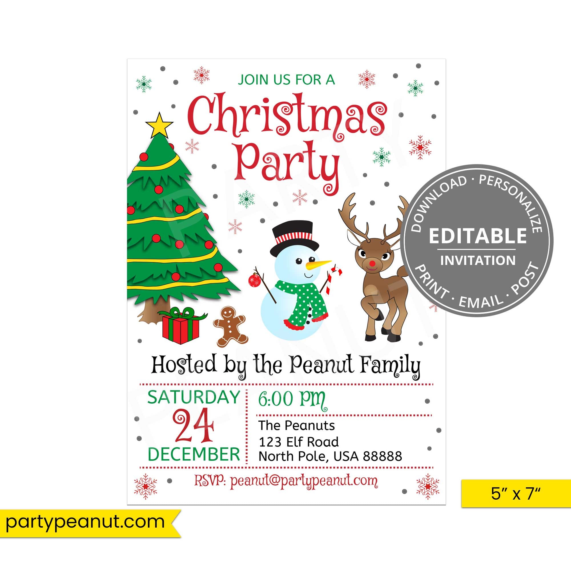 christmas-party-invitation-template-editable-christmas-invitation-xmas-party-invite-christmas-invite-printable-etsy