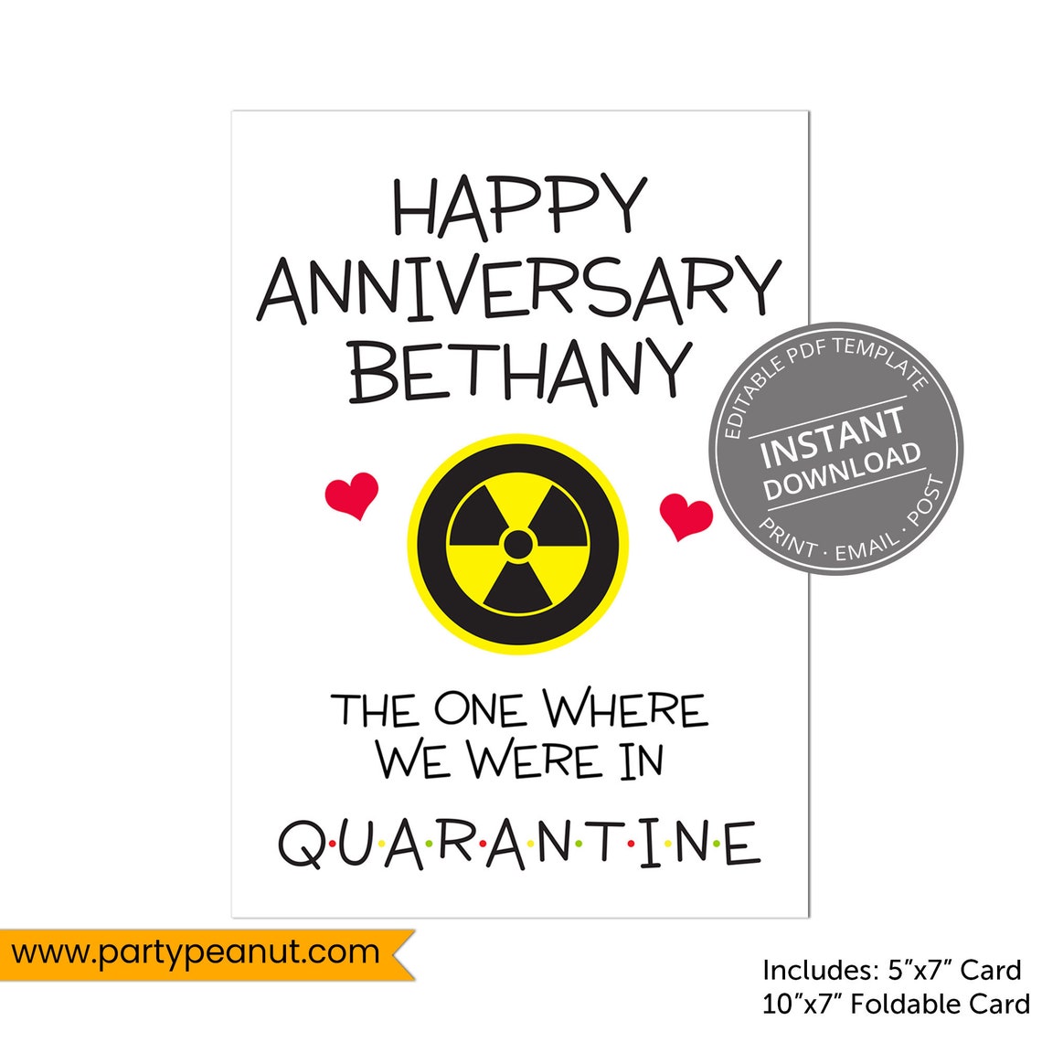Quarantine Anniversary Card Quarantine Cards Instant Download Etsy Quarantine Anniversary Card Quarantine Cards Instant Download Etsy