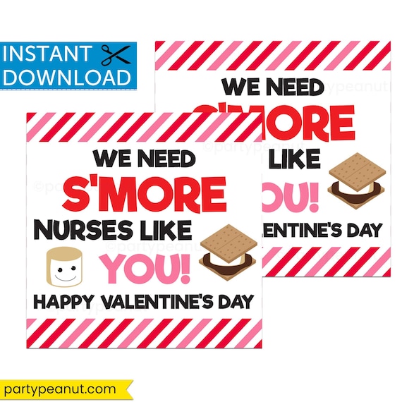 Nurse Appreciation Nurse Gift Nurse Thank You Smore Nurses Valentines nurse-appreciation-nurse-gift-nurse-thank-you-smore-nurses-valentines