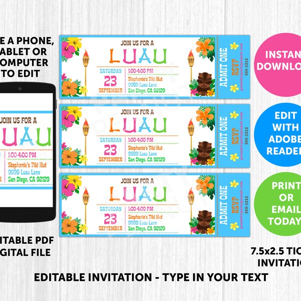 Luau - Etsy