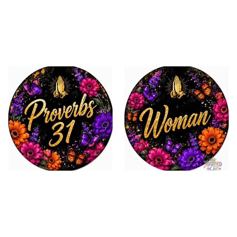 Proverbs 31 Woman Earrings, Christian Earrings, Faith Jewelry Gift for Her Bild 1