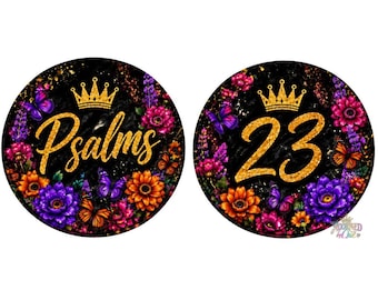 Pendientes del Salmo 23, Pendientes de fe cristiana, Regalo de joyería con versículo bíblico