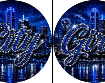 City Girl - Dallas Earrings, City Girl Jewelry, Dallas Skyline Gift