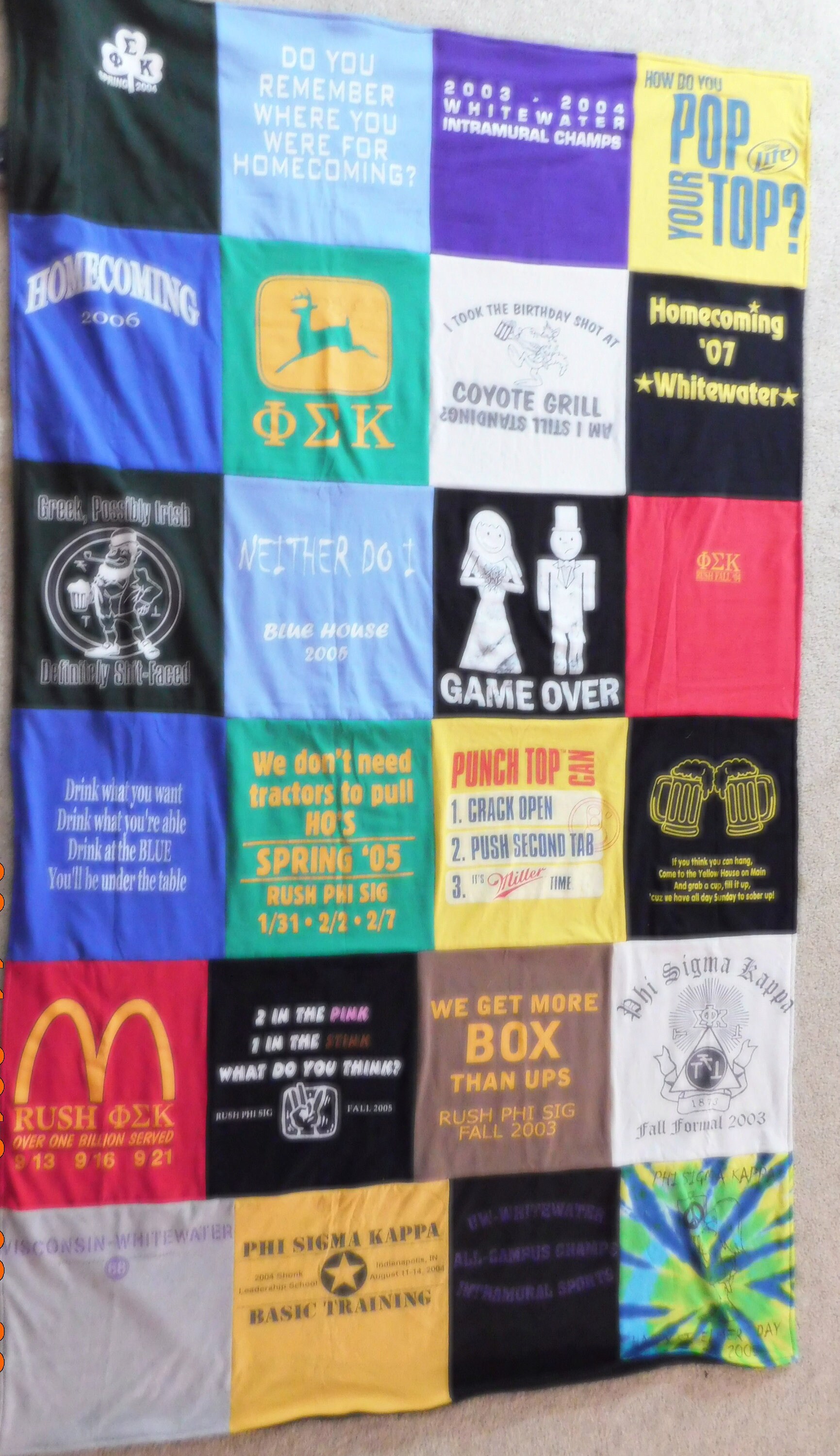 Tshirt Blankets Throw Memory Tshirts Specialty upcycle Etsy