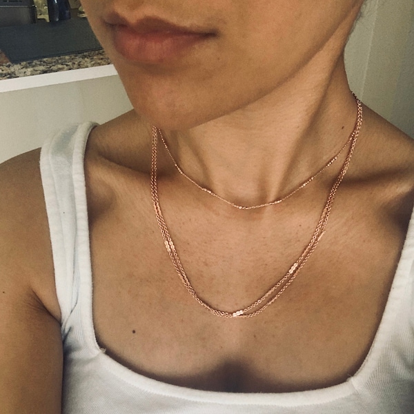 18K Rose Gold Choker