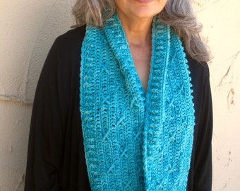 Crochet Cowl Pattern Gateway Infinity Scarf or Cowl PDF