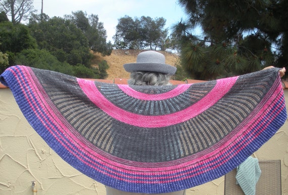 Circle Dance Shawl Simple Lace Knit Pattern Circle Dance Shawl Simple Lace Knit Pattern