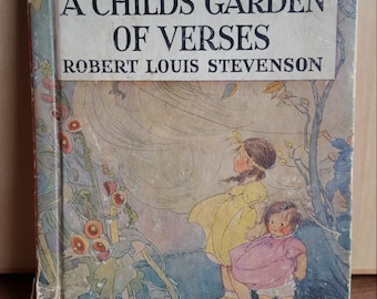 A Childs Garden Of Verses Robert Louis Stevenson 1937 edition Vintage Childrens Book