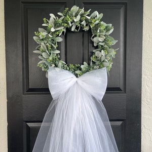 Bridal Shower Summer wreaths for front door Wedding wreath decorations, All Year Round wreath, 4 Seasons