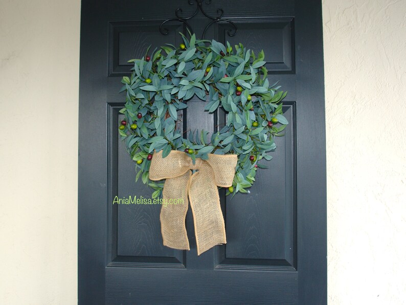 Spring Wreaths For Front Door Outdoor Wedding Wreath Image 0