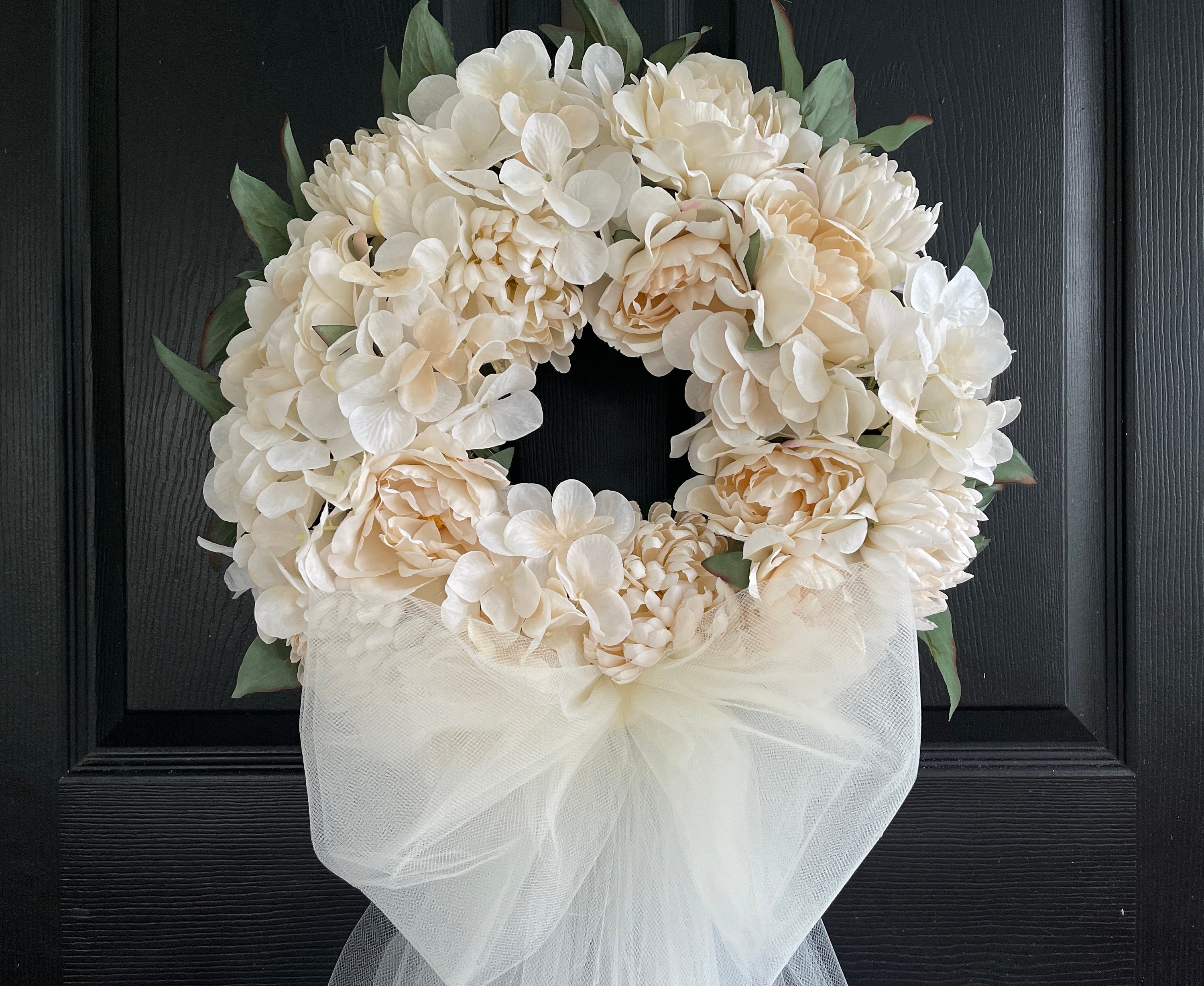 Bow for Bridal Wreath Wedding Wreaths, Summer Wreaths for Front
