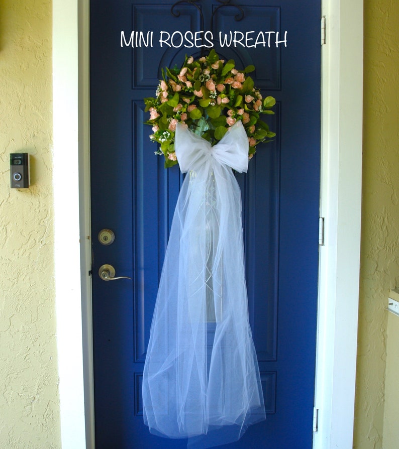 Bridal shower decorations wedding wreaths front door wreaths Etsy