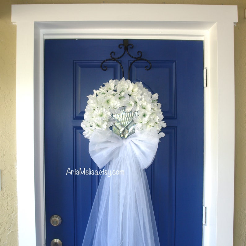 Spring Wedding Wreaths For Front Door Bridal Image 0