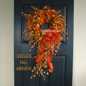 Fall wreath, Fall wreaths for front door, Thanksgiving wreaths outdoor wreaths outdoor wreaths