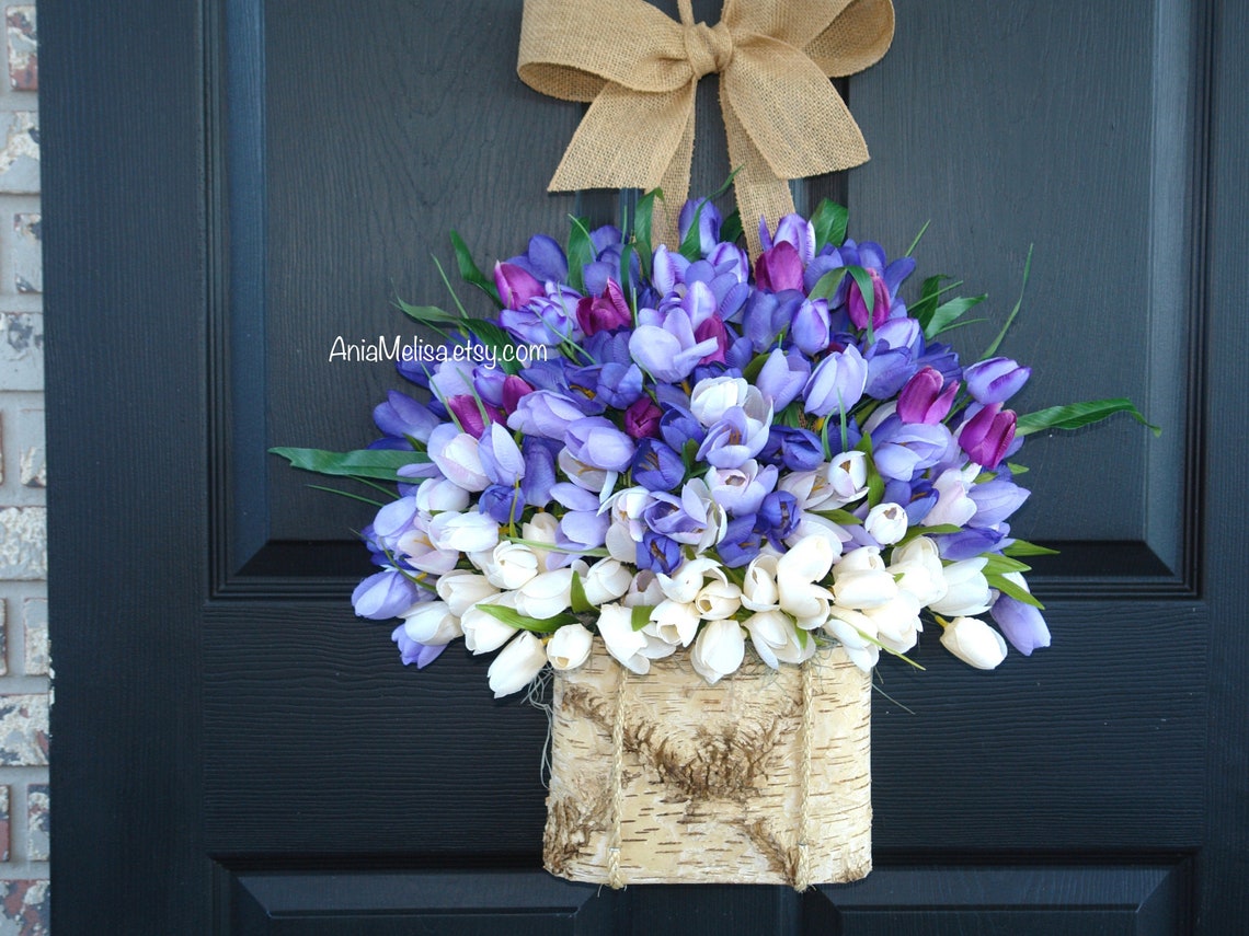 Purple Flower Wreaths